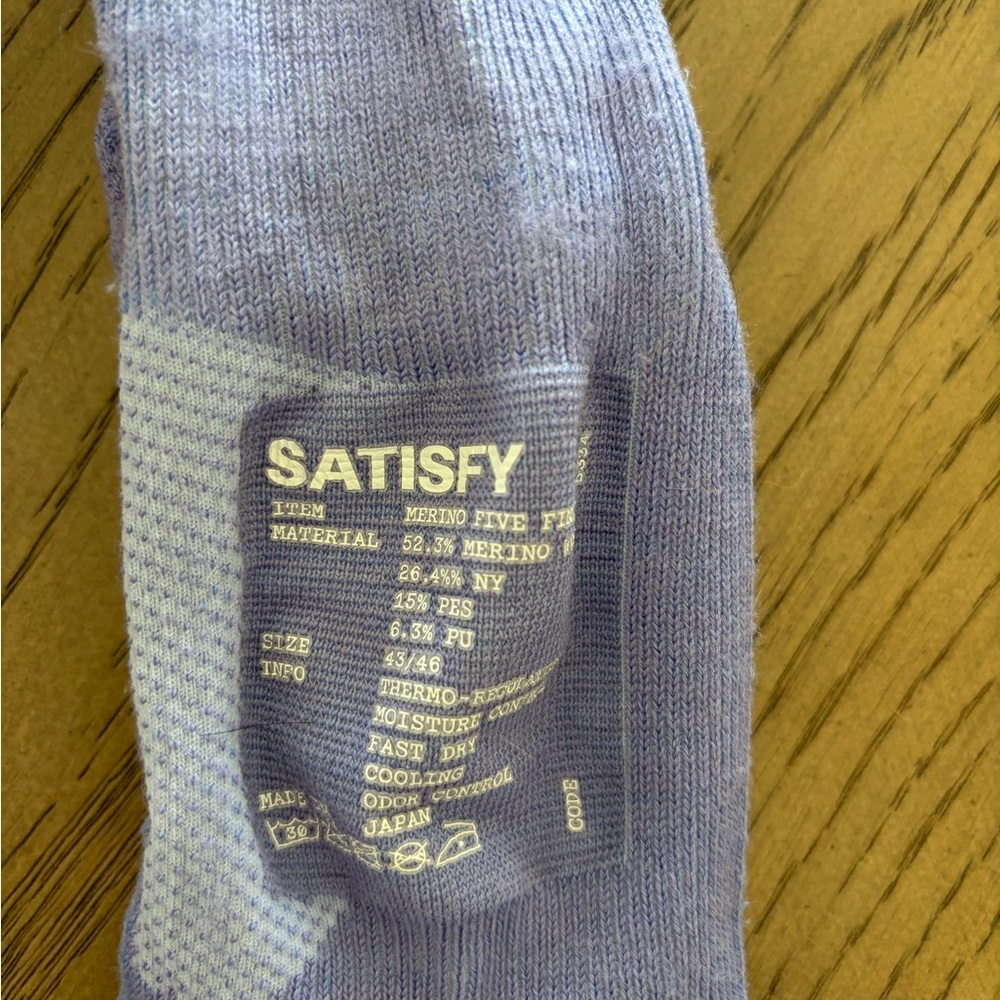 Toe Socks in Light Purple